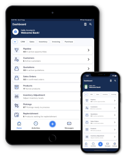 accelgrid mobile app